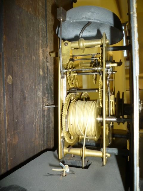 AN OAK LONGCASE signed Thomas Wallace Brampton Image