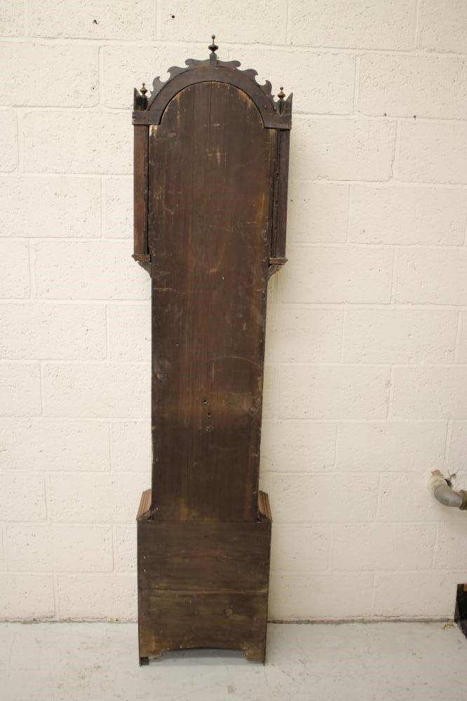 AN OAK LONGCASE signed Pearce Image