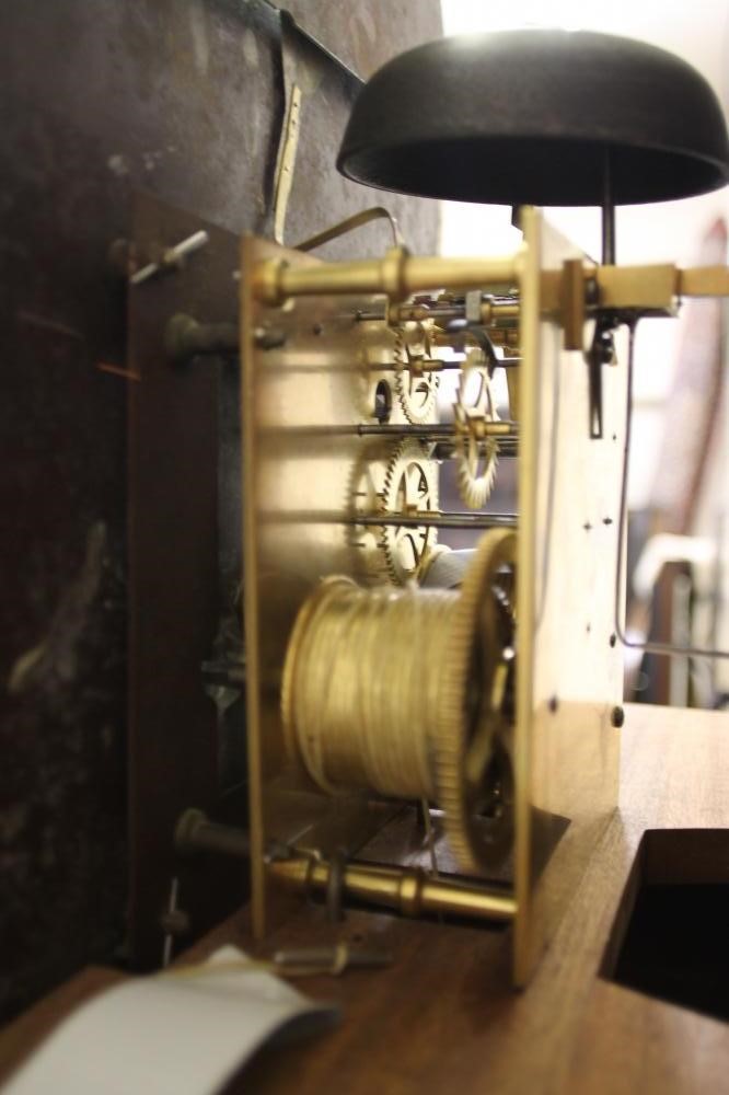 AN OAK LONGCASE signed Pearce Image