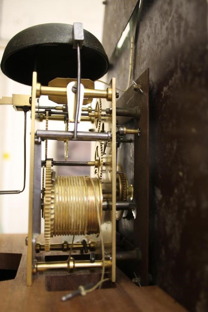 AN OAK LONGCASE signed Pearce Image