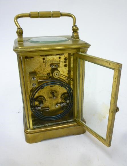 A FRENCH CARRIAGE CLOCK Image