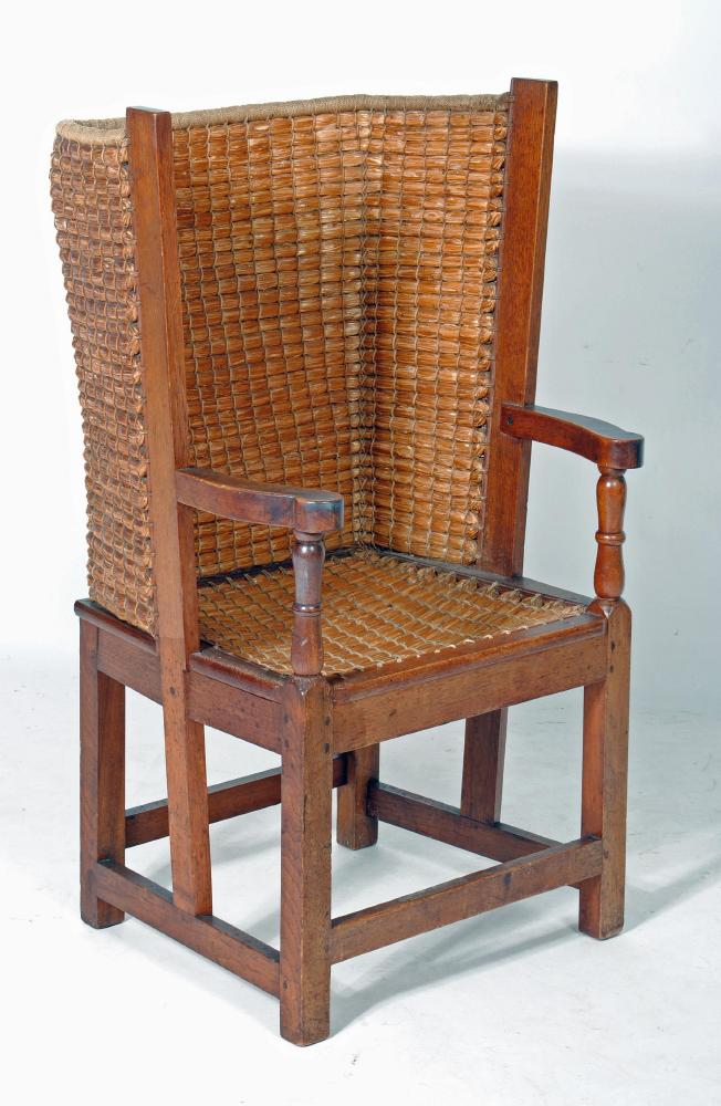 A CHILD'S ORKNEY OAK FRAMED CHAIR Image