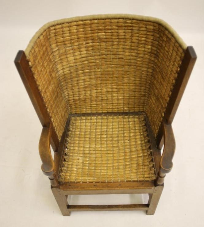 A CHILD'S ORKNEY OAK FRAMED CHAIR Image