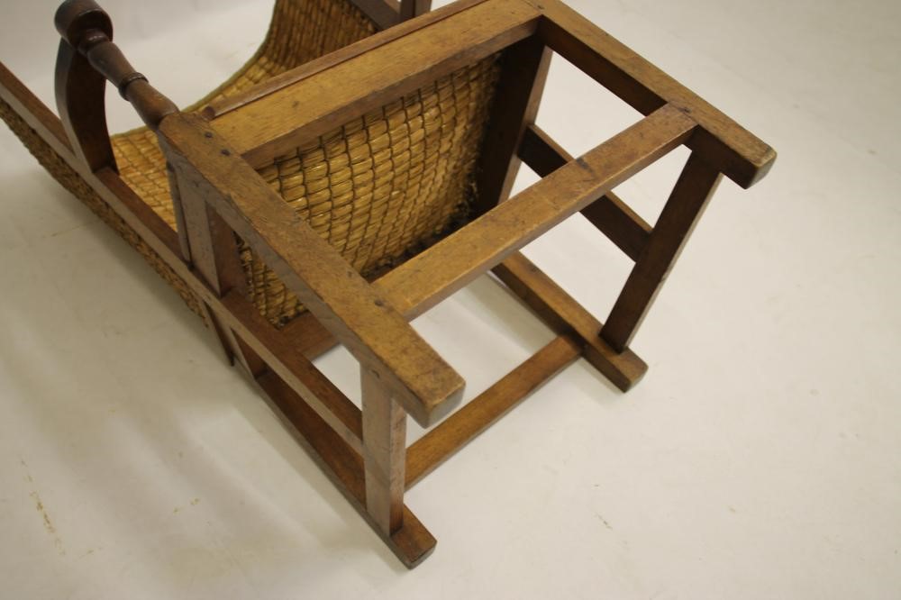 A CHILD'S ORKNEY OAK FRAMED CHAIR Image