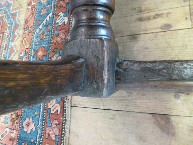 A CHARLES II AND LATER OAK REFECTORY TABLE Image