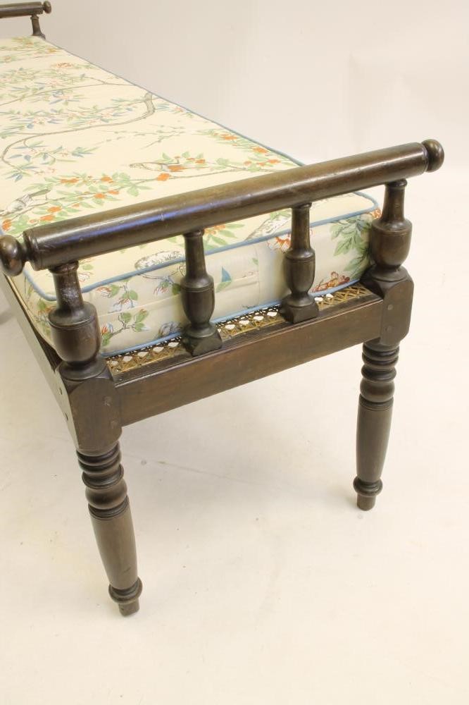 A MAHOGANY BANQUETTE Image