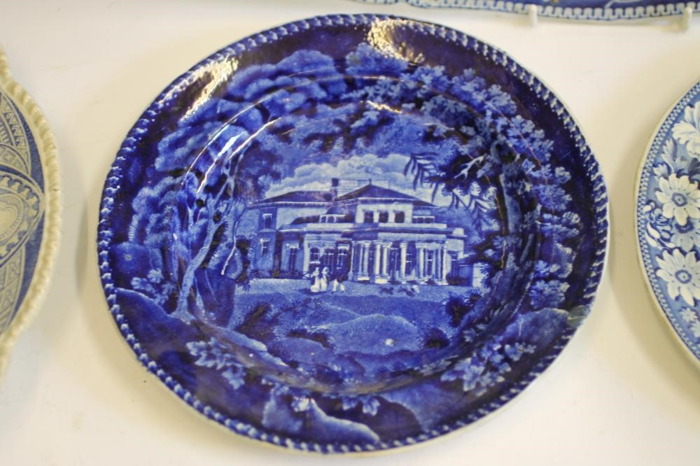 LONDON INTEREST BLUE AND WHITE PRINTED EARTHENWARE- A Goodwins & Harris "Metropolitan Scenery View Image