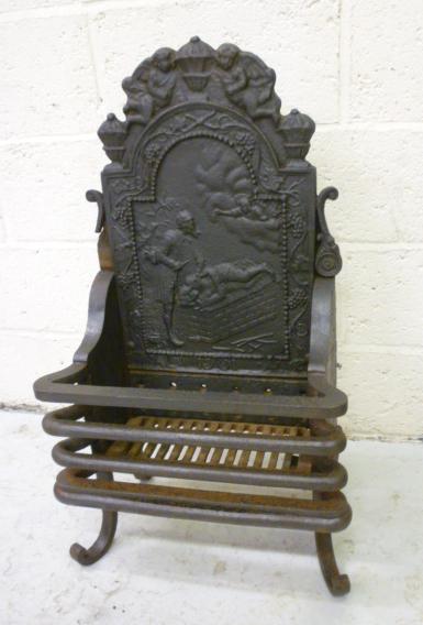 A CAST IRON FIRE GRATE Image