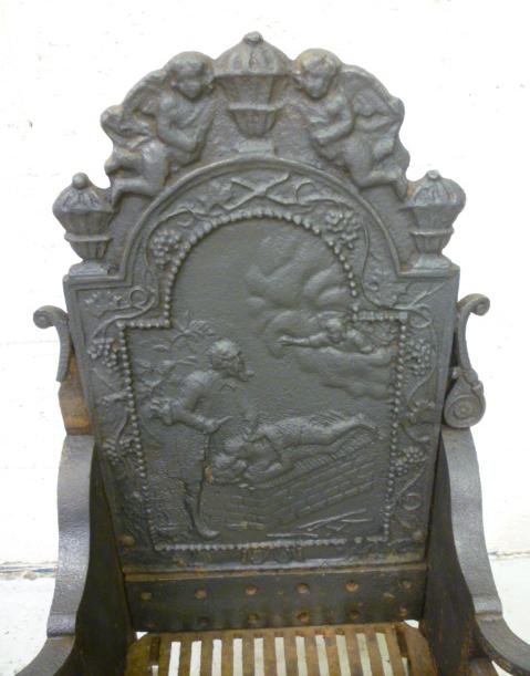 A CAST IRON FIRE GRATE Image