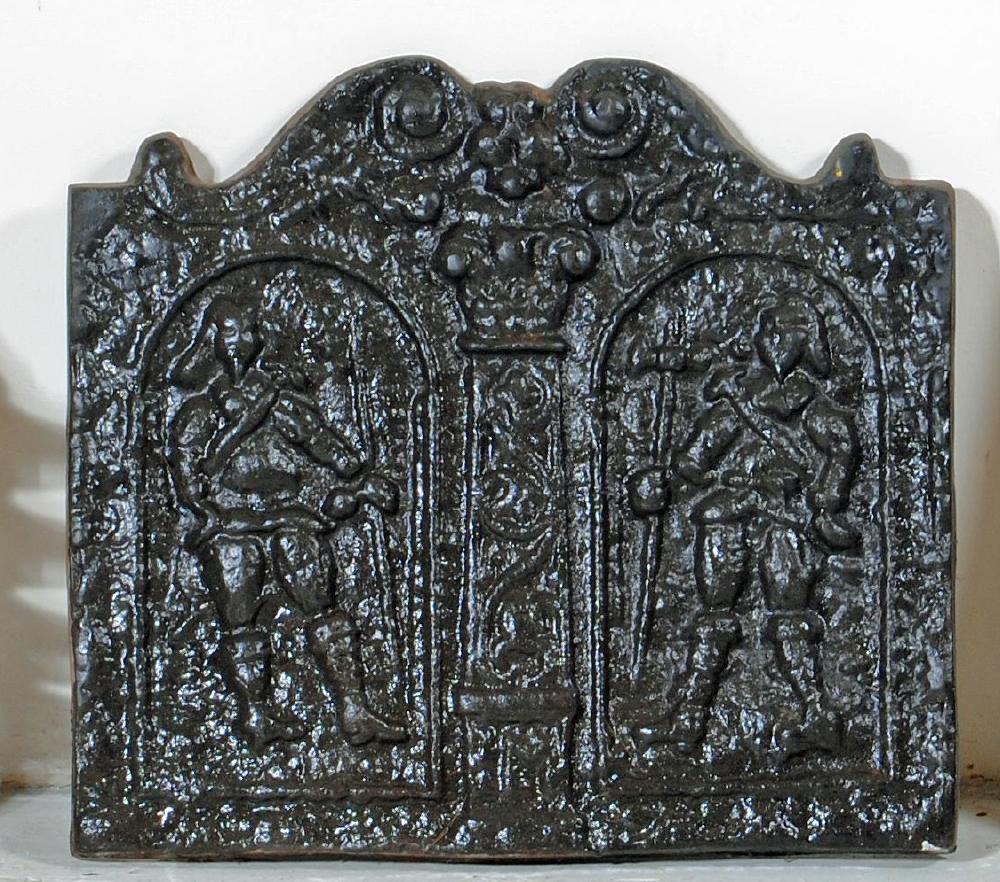 A CAST IRON FIREBACK Image