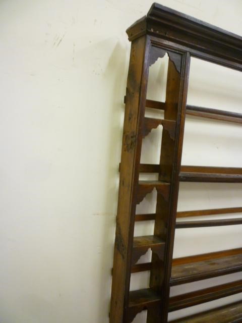 A GEORGIAN OAK ENCLOSED DRESSER Image