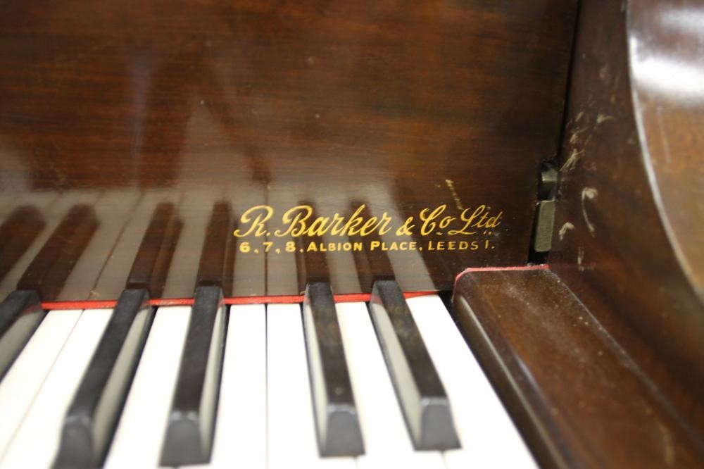 A MAHOGANY FRAMED BABY GRAND PIANO by Strohmenger Image