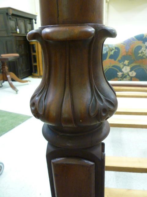 A VICTORIAN MAHOGANY FOUR POSTER BEDSTEAD Image