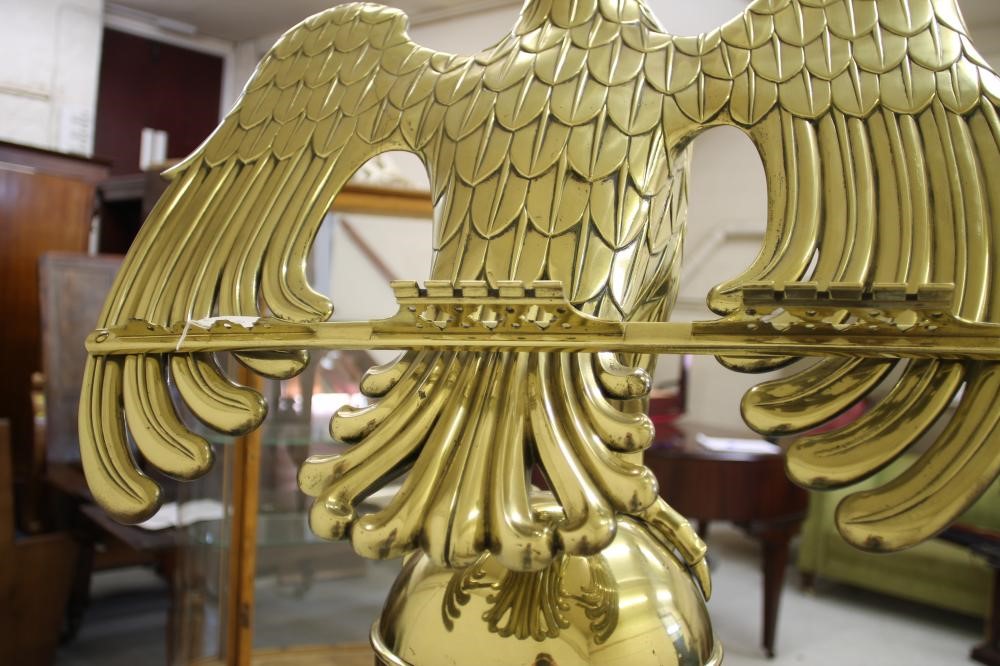 A VICTORIAN BRASS EAGLE LECTERN Image