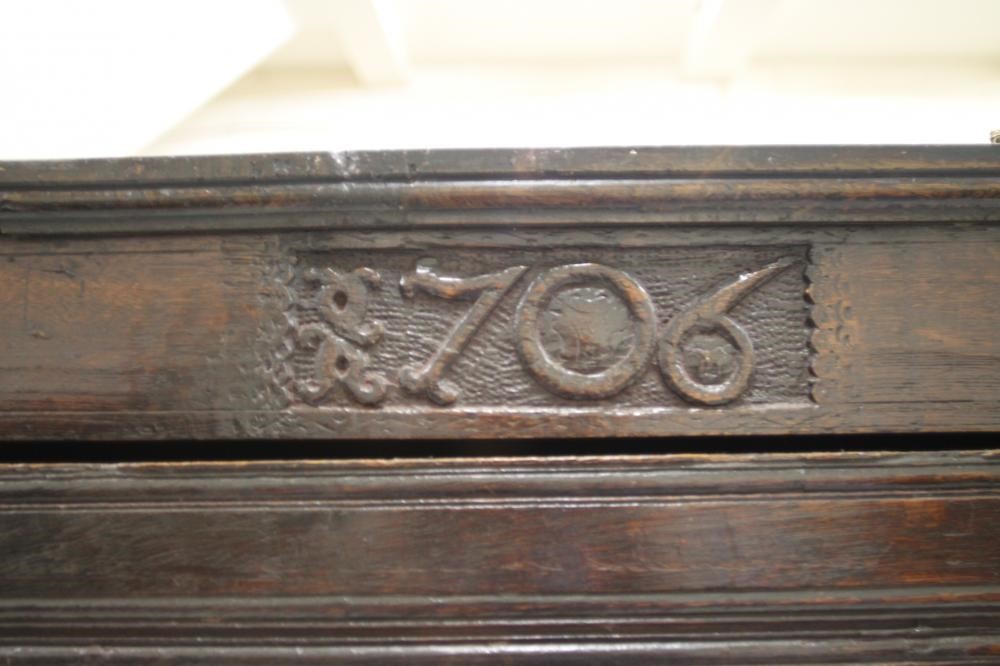 A QUEEN ANNE OAK LIVERY CUPBOARD Image