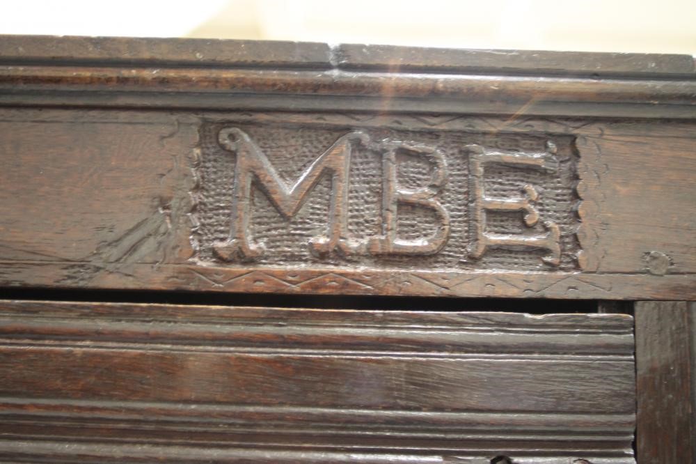 A QUEEN ANNE OAK LIVERY CUPBOARD Image