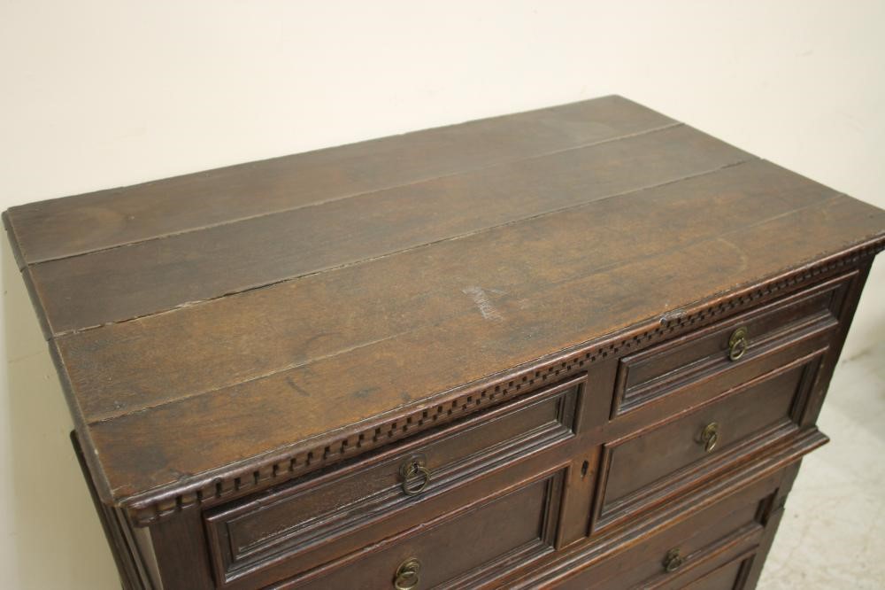 AN OAK GEOMETRIC CHEST Image