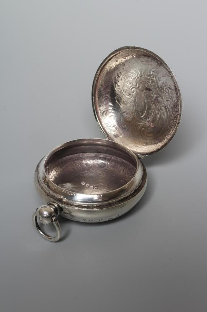A VICTORIAN SILVER NOVELTY FOB SNUFF BOX by Henry William Dee, London 1874, in the form of a pocket Image