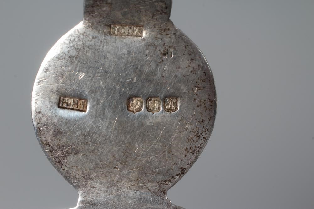 A SCOTTISH SILVER IONA CADDY SPOON by Highland Home Industries, Edinburgh 1938, with Celtic knot Image