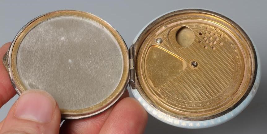 A SMALL SILVER COMPACT by Stockwell & Co. Image