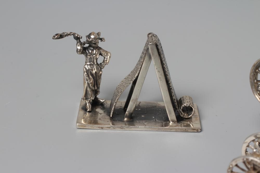 A MODERN SILVER MINIATURE FIGURE Image