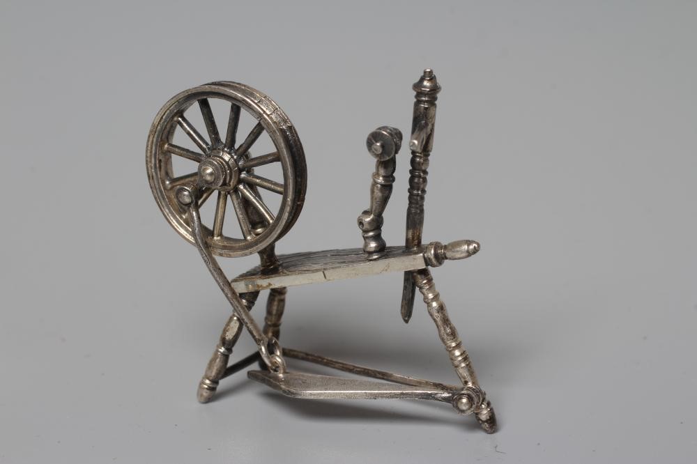 A MODERN SILVER MINIATURE FIGURE Image