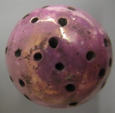 A COLLECTION OF PINK SPLASH LUSTRE POTTERY Image