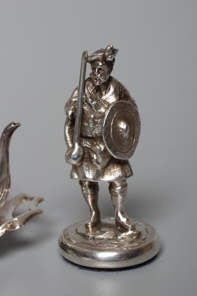AN ELIZABETH II SILVER MINIATURE FOUR PIECE TEA AND COFFEE SERVICE by Alan M Weisrose Image