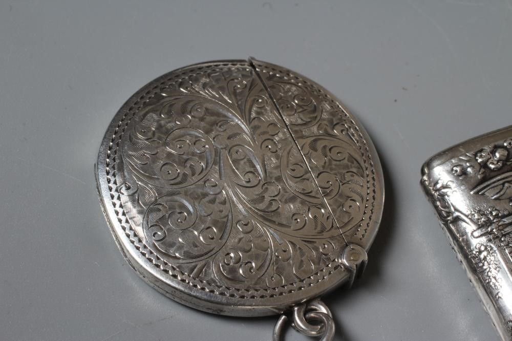 A VICTORIAN SILVER VESTA CASE by Joseph Hayes Taylor Image
