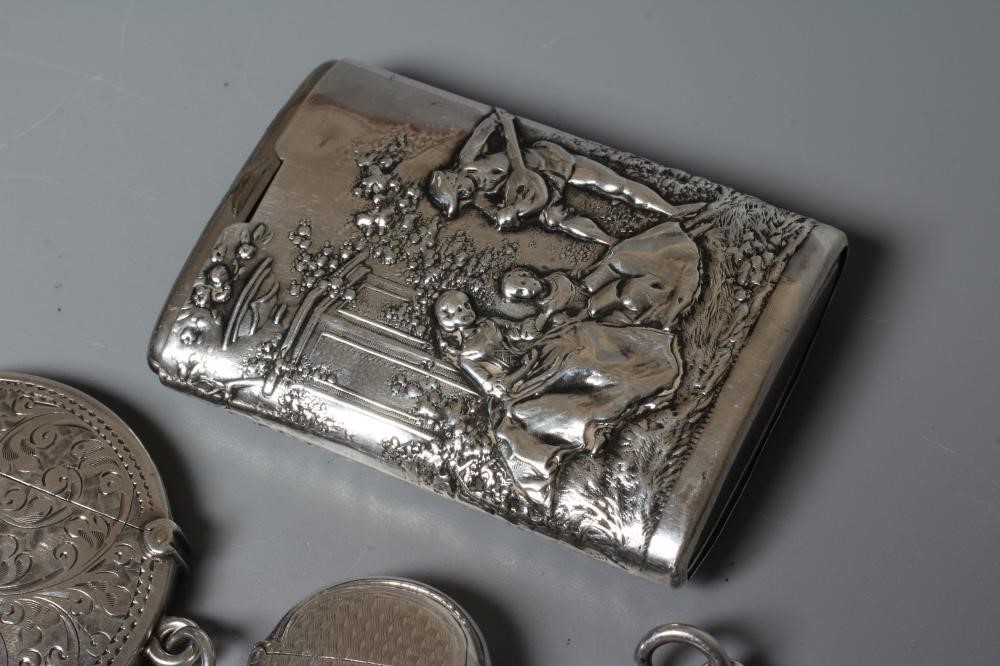 A VICTORIAN SILVER VESTA CASE by Joseph Hayes Taylor Image