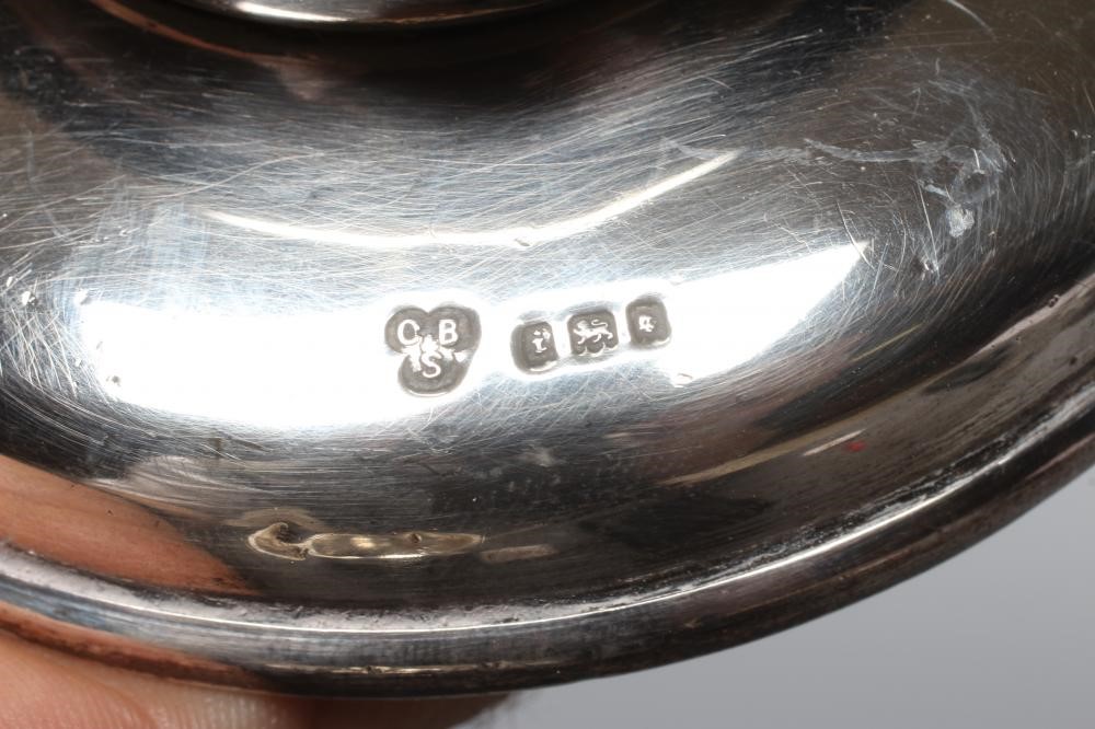 A SILVER SHOP COUNTER BELL by Charles Boyton & Son Ltd., London 1924, with ivorine push button, on a Image
