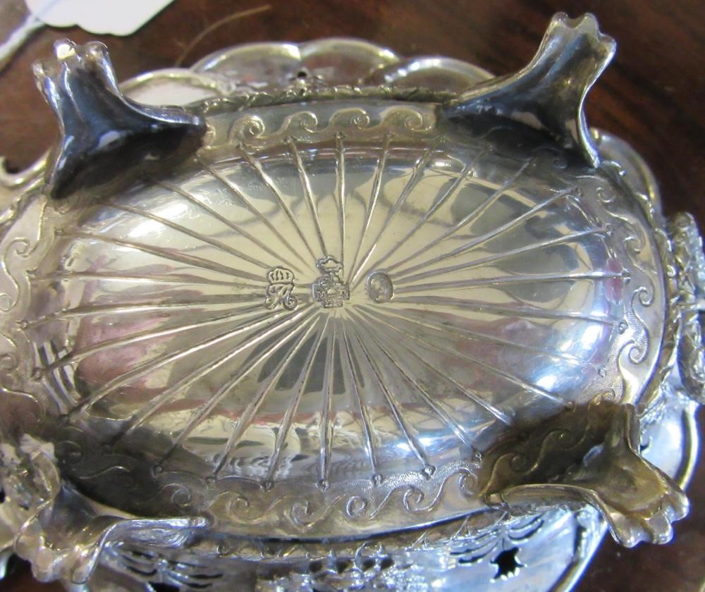 A FRENCH SILVER SWEETMEAT BASKET Image