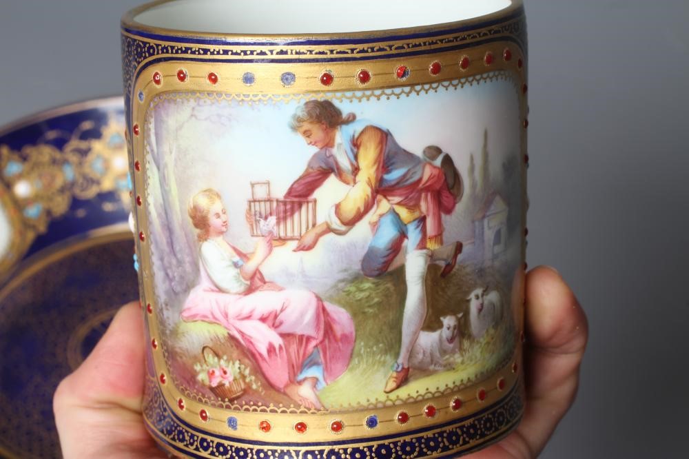 A SEVRES STYLE MUG Image