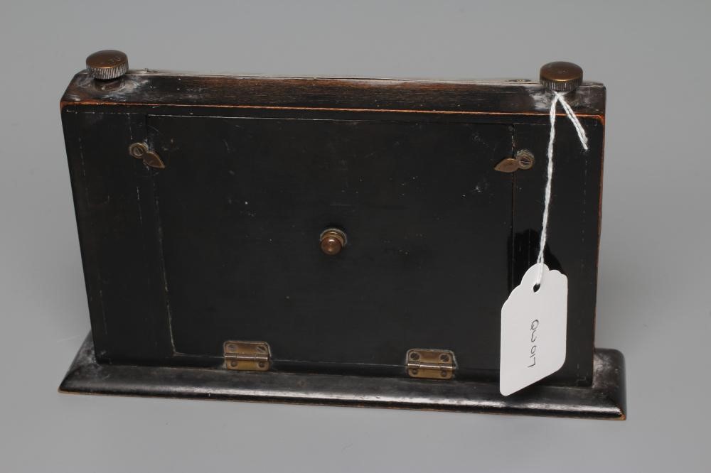 A GEORGE V SILVER PERPETUAL DESK CALENDAR by W J Myatt & Co. Image
