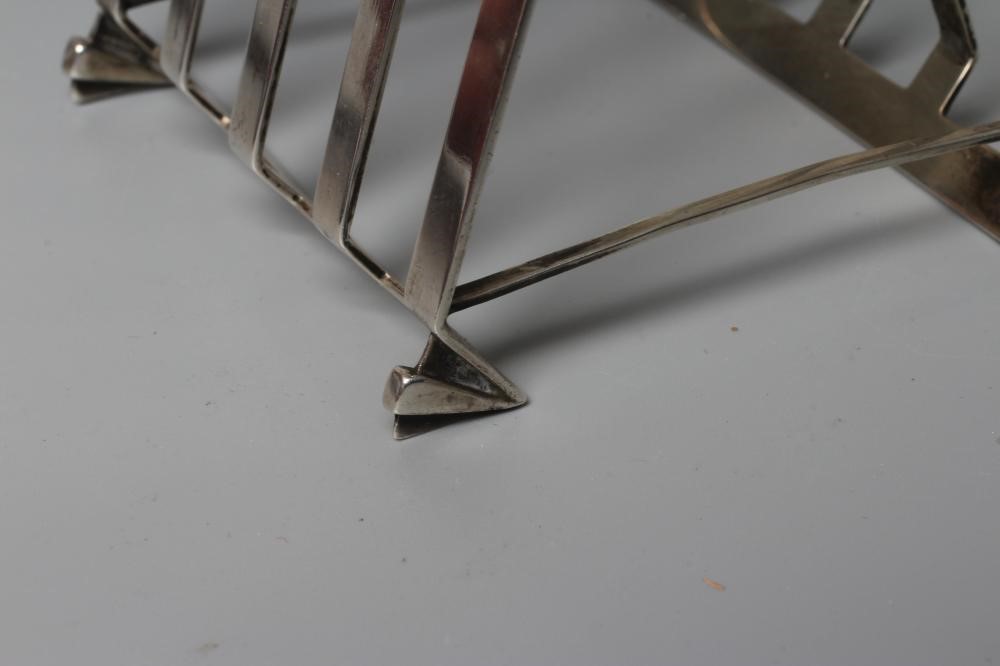 AN ART DECO SILVER BUTTER BOAT by Williams Ltd. Image