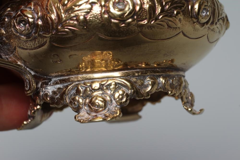 A GEORGE IV SILVER GILT MUSTARD by the Barnards Image