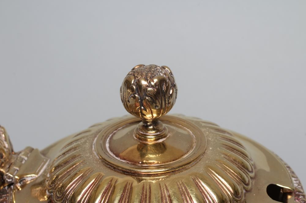 A GEORGE III SILVER GILT LARGE MUSTARD Image