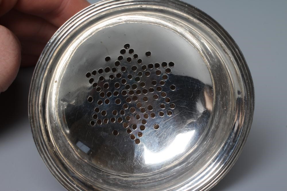 A GEORGIAN SILVER WINE FUNNEL probably by Langlands & Robertson Image