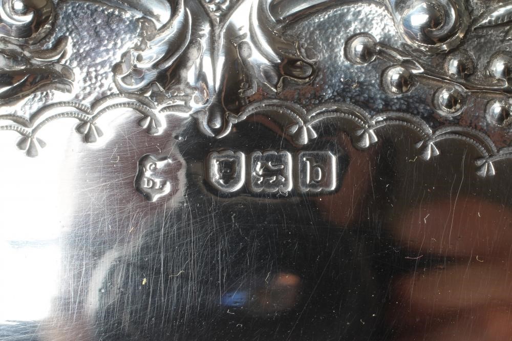 A LATE VICTORIAN SILVER OVAL DISH by Jackson & Fullerton Image