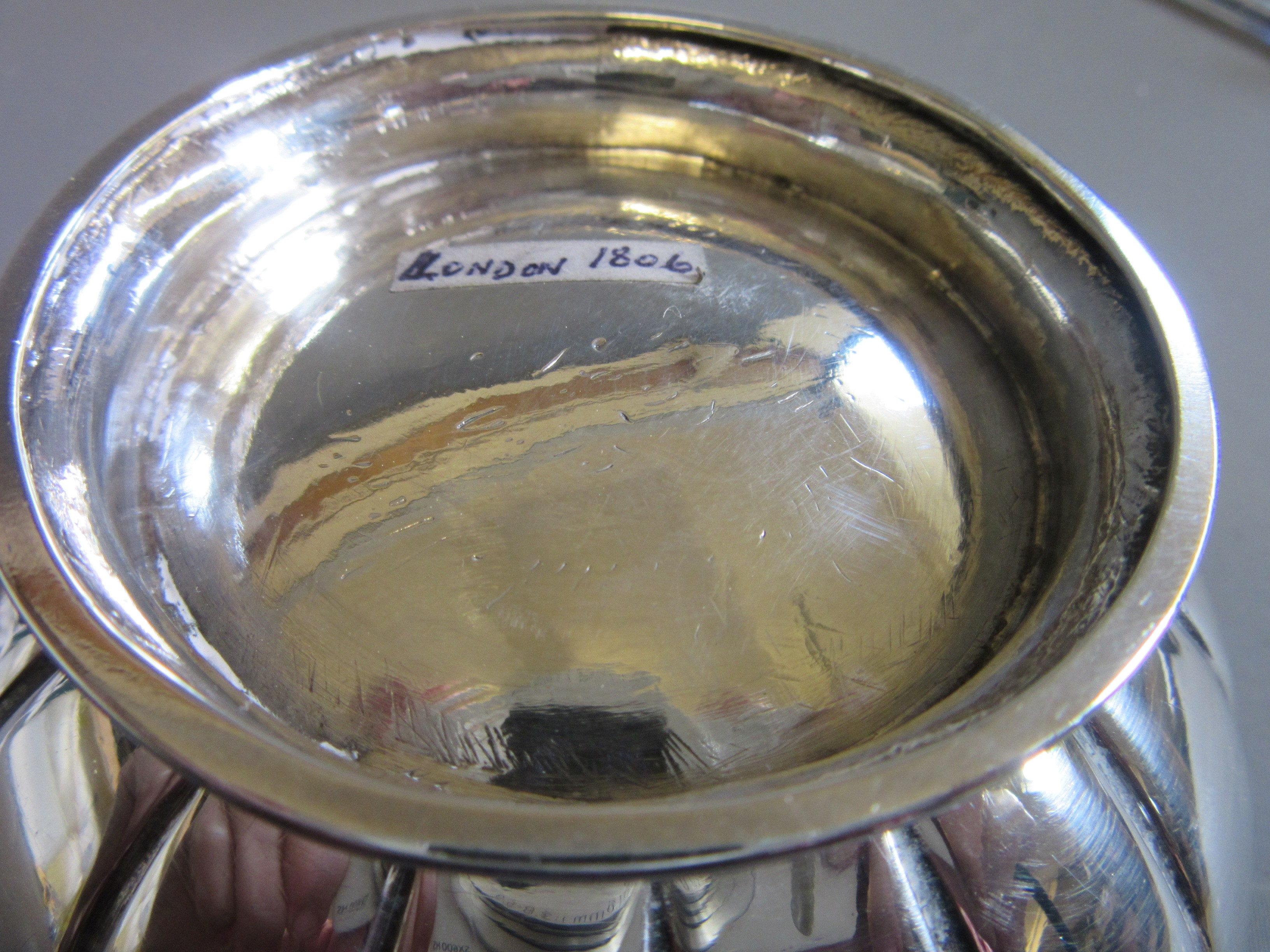 A GEORGE III SUGAR BASIN Image
