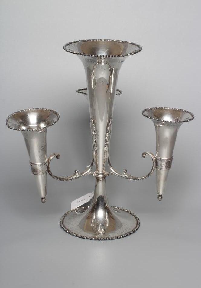 A GEORGE V SILVER TABLE CENTREPIECE by Martin Image