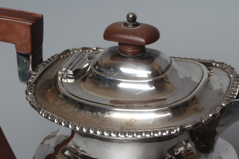 A GEORGE V SILVER COFFEE POT by Atkin Brothers Image