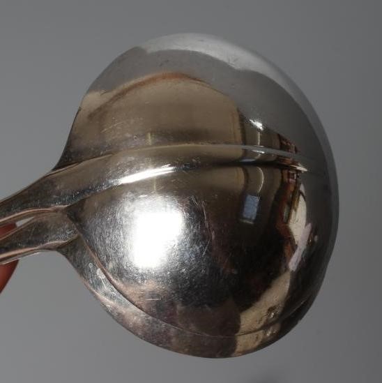AN EDWARDIAN SILVER RAT TAIL PATTERN PART TABLE SERVICE by Walker & Hall Image