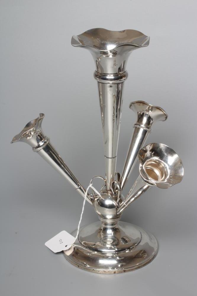 AN EDWARDIAN SILVER TABLE CENTREPIECE by Martin Image