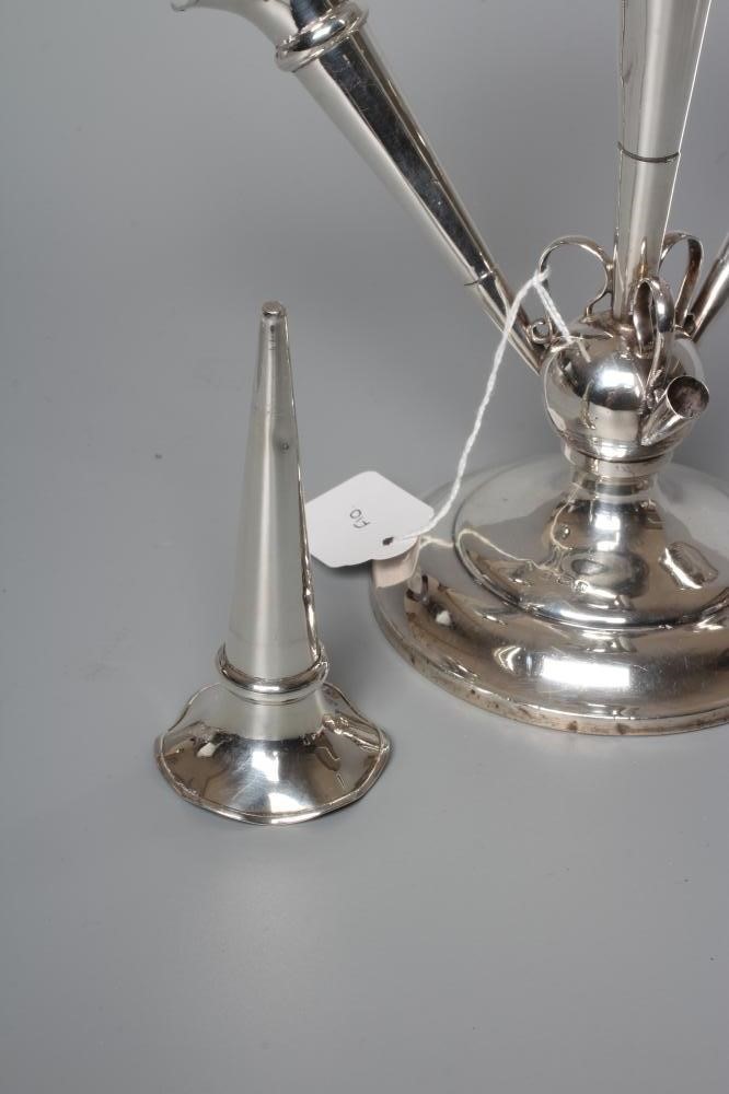 AN EDWARDIAN SILVER TABLE CENTREPIECE by Martin Image