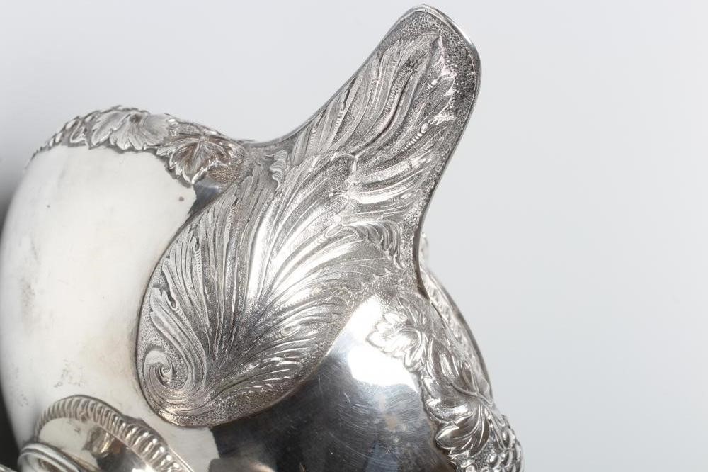 A WILLIAM IV SILVER THREE PIECE TEA SERVICE by Robert Gray & Son Image