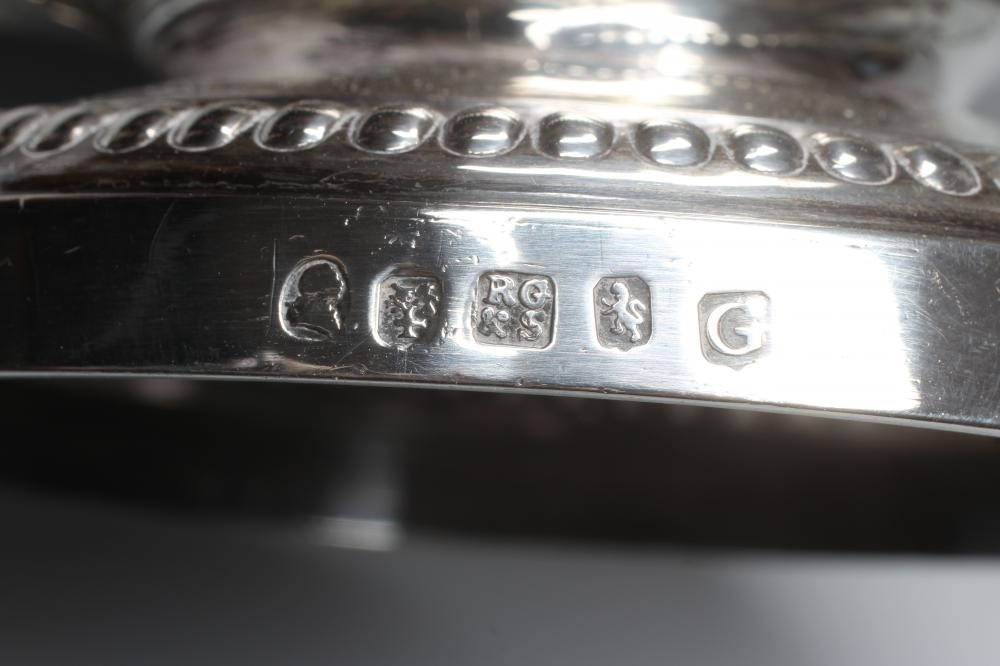 A WILLIAM IV SILVER THREE PIECE TEA SERVICE by Robert Gray & Son Image