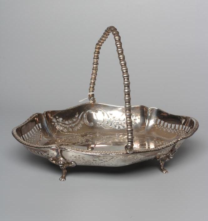 A LATE VICTORIAN SILVER BASKET by Henry Wilkinson & Co. (John Brashier) Image