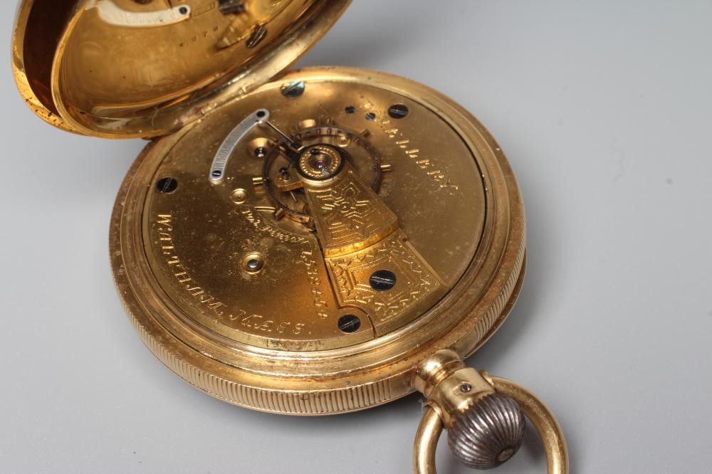 A VICTORIAN 18CT GOLD TOP WIND CHRONOMETER by William Ellery Image