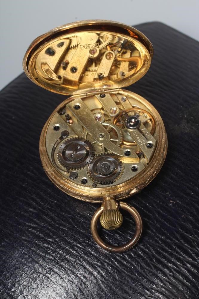 A VICTORIAN LADY'S TOP WIND FOB WATCH Image